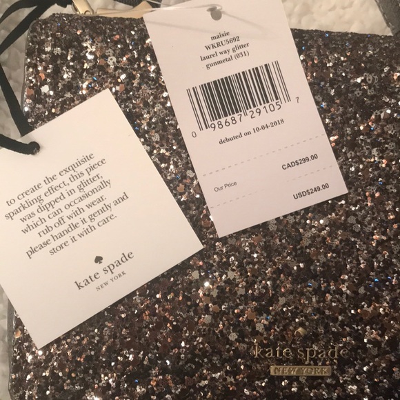 Kate Spade Glitter Crossbody Brand New! - Picture 4 of 6
